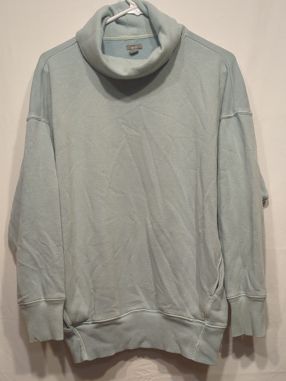 Aerie Women's Light Blue Turtleneck Sweatshirt